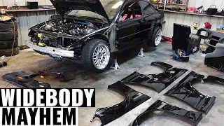 BMW E46 Drift Car Gets A Widebody Kit From Street Fighter LA | Install & Review