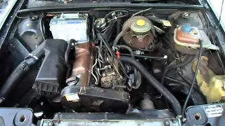 1987 Audi 80 B3 1.6D -9°C cold start 699500 km