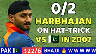 India vs Pakistan 2007 2nd ODI Highlights| BHAJJI on HATTRICK🔥| Most SHOCKING Bowling by HARBHAJJAN😱