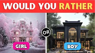 Would You Rather...? Girl VS Boy Edition | Quiz (Quiz Mania)