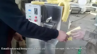 Hollow tube pop corn puffed extruder snack machine for ice cream