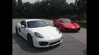 Что бы взяли? Ferrari 360Modena против Porsche Cayman S