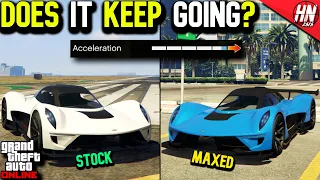 Do Cars Get Faster After The Acceleration Bar Maxes Out? | GTA Online