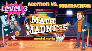 This or That Fitness: Math Madness Level 3 (Addition vs. Subtraction)