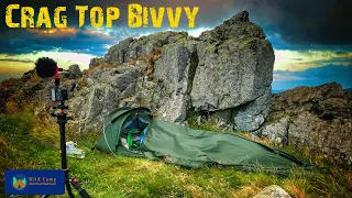 Wild Camping at Housey Crags, Cheviot Hills Northumberland with the Alpkit Elan Bivvy