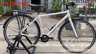 (ĐÃ BÁN) Xe đạp Nhật bãi Bridgestone Ordina 5 số âm, chạy day curoa. LH Zalo 0935806077 em Huy