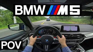 BMW M5 F90 POV Driving in Metro Vancouver