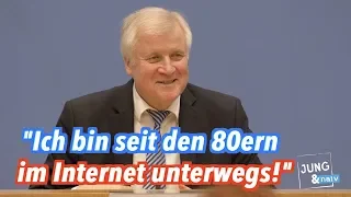 Horst Seehofer ist schon seit den 1980ern im Internet unterwegs!