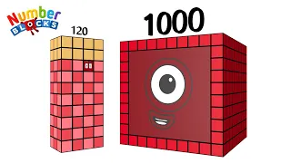 Numberblocks Square Clube 120 to 1000 - Numberblocks NEW Isometric Design