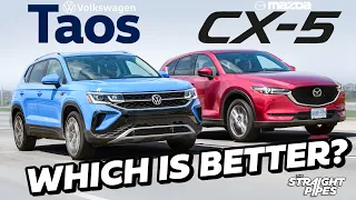 2022 VW Taos vs Mazda CX-5 Review - BEST AFFORDABLE LUXURY SUVs