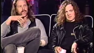 Metallica - Hetfield/Newsted Much Music interview,1992 2/2