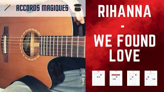 Tuto Guitare - Rihanna - We Found Love - ACCORDS MAGIQUES!