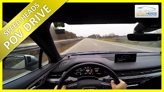 POV High Speed Drive - Audi SQ7 (435 PS) on German Autobahn