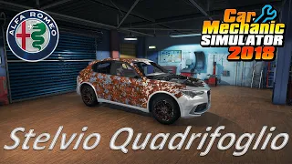 Restoration Alfa Romeo Stelvio Quadrifoglio- Car Mechanic Simulator 2018