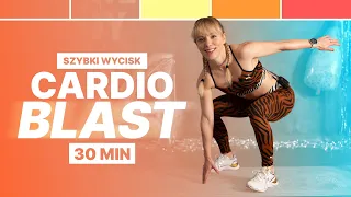 CARDIO BLAST ✨ idealny trening cardio w domu! 🔥| odchudzanie 💦 | 30 MIN. | WYZWANIE GLOW UP 2024