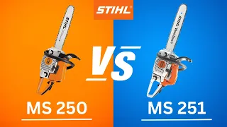 Stihl Chainsaw Comparison: MS250 vs. MS251 - What's the Difference?