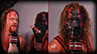 Kane And The Undertaker Backstage Segment “I Like To Bleed” 2001!