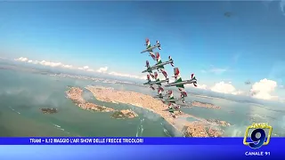 Trani ~ Il 12 maggio l'Air Show delle Frecce Tricolori