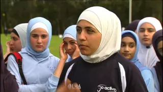 Muslim girls break down barriers in sport