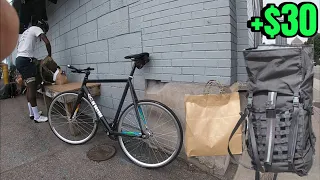 Fixed Gear Food Delivery: Lunch Rush $30 Tip