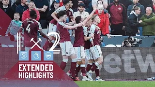 EXTENDED HIGHLIGHTS | WEST HAM UNITED 1-2 ARSENAL