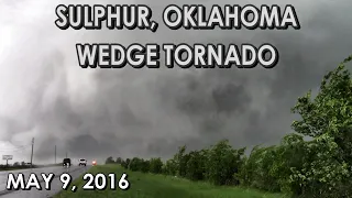 INSANE Rotation Leads to MEGA Tornado in Sulphur, OK (5/9/2016) {S/J-T}