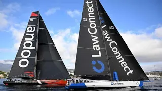 Yacht Race: LawConnect wins Sydney to Hobart line honours after tight finish with Andoo Comanche