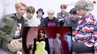 #BTS reaction to #itzy in the morning mv