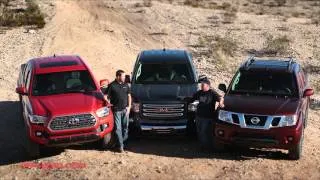 2016 Mid Size Truck Shootout - Tacoma vs. Canyon vs. Frontier