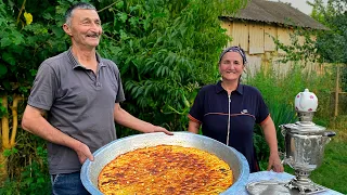 Rural Village Cooking AZERBAIJANI BAKLAVA - Outdoor Cooking