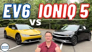 * ELECTRIC BATTLE * 2022 Kia EV6 vs Hyundai IONIQ 5!