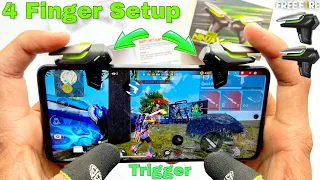 Gaming trigger unboxing and gaming play mobile games like 4 fingers spinbot gaming trigger