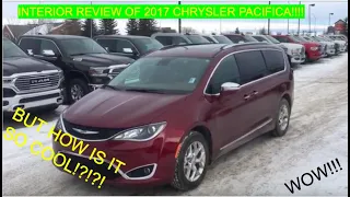 Interior Review of a 2017 Chrysler Pacifica Limited