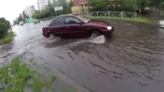 Петербург затопило..НАВОДНЕНИЕ в Санкт Петербурге..Лето 17 07 2015 год