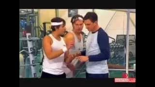 Borut Pahor v fitnesu - Jurij Zrnec in Lado Bizovičar