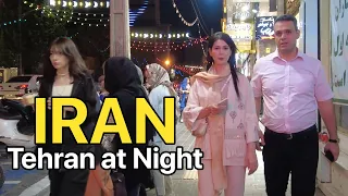 Life In The IRAN 🇮🇷 Tehran City Nights and Street Atmosphere ایران