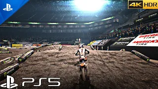 (PS5) Monster Energy Supercross Gameplay | Ultra High Graphics (4K HDR 60fps)