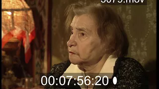 Маргарита Алигер (1915-1992) | Интервью 1992 года.