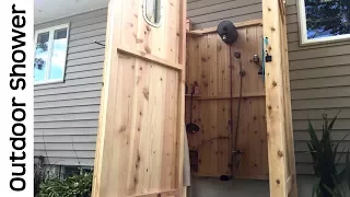 Awesome Outdoor Shower Tour - Cape Cod Outside Enclosure Kit