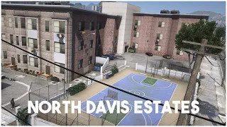 North Davis Estates with Staircase MLO | FiveM Custom Hood Map Chicago Oblock NoPixel