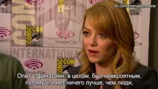 Emma Stone - The Amazing Spider Man Fans Wondercon 2012 (RUS SUB)