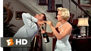 The Seven Year Itch (3/5) Movie CLIP - Opening the Champagne (1955) HD