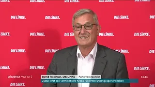 Bernd Riexinger (Die Linke) zu den Themen Psychiatrie und Bildung am 09.09.19