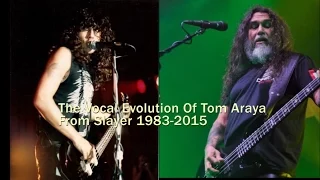THE VOCAL EVOLUTION OF: Slayer's Tom Araya 1983-2015