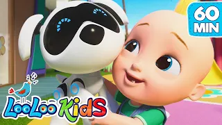 BINGO 🐶 | LooLoo Kids Animal Songs & Nursery Rhymes - 1 Hour Compilation for Children