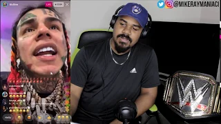 6ix9ine Exposes The Entire Rap Industry On IG Live REACTION