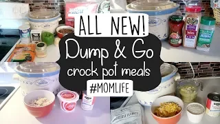 DUMP & GO CROCK POT RECIPES | QUICK & EASY CROCK POT RECIPES