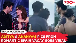 Inside pictures of Aditya Roy Kapur and Ananya Panday's ROMANTIC vacation in Spain | Bollywood News