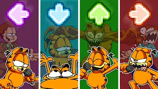 FNF Character Test | Gameplay vs Playground Mod: Garfield (Funkin' On a Monday - Vs. Garfield)