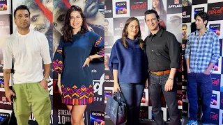 Bollywood Celebs Arrives At UNDEKHI Season 3 Screening - Varun Sood, Sharman,Ahana Kumra,Ajaz Khan